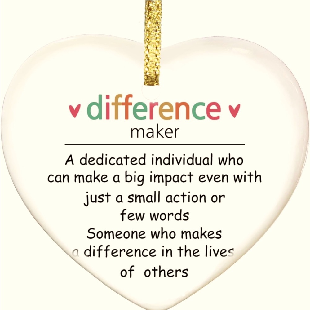 Double-sided Thank You Gift For Someone Who Makes a Difference